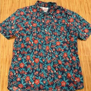 Chubbies floral print button down - Medium